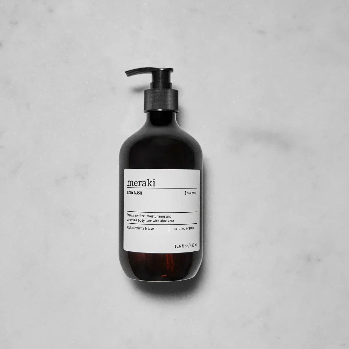 Body wash, Pure Basic, 490 ml - Image 3