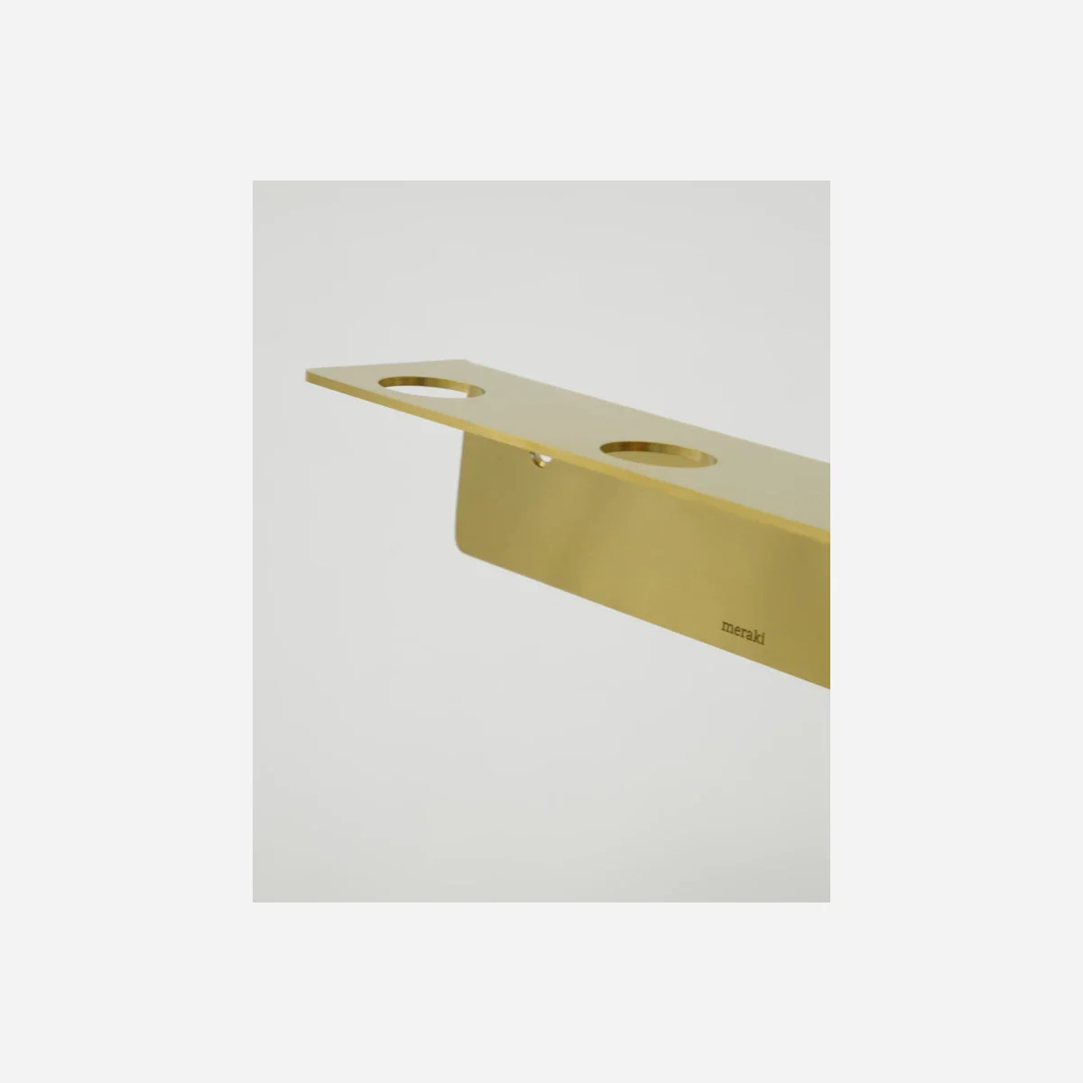 Bottle hanger 3 holes, MK, Brushed brass finish - Image 3