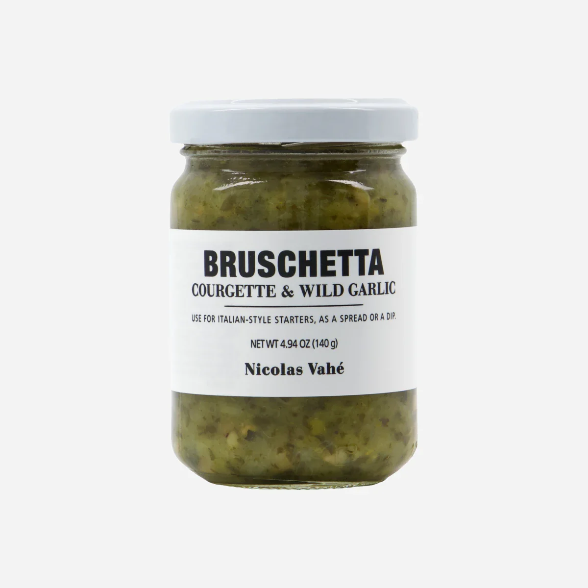 Bruschetta, courgette & wild garlic