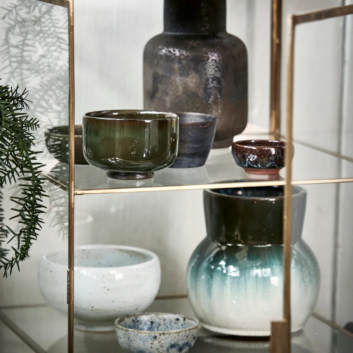 Vitrineskab, HDGlass, Messing - Image 3