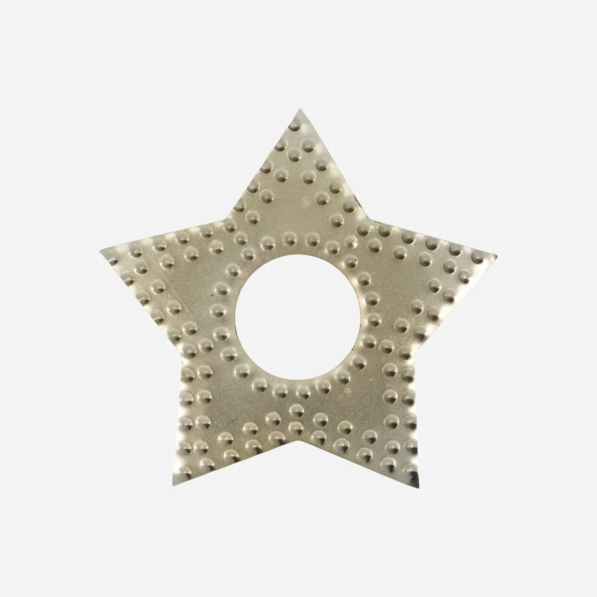 Ring til stearinlys, HDRing, Antik champagne sølv finish - Image 3