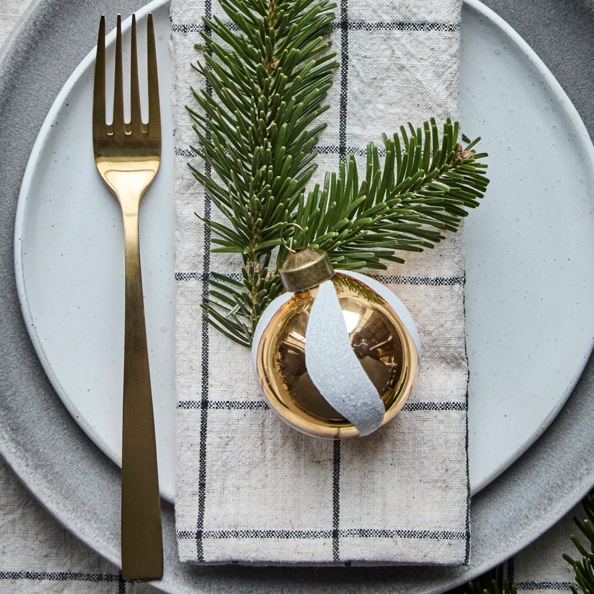 Julepynt, HDTwister, Hvid;Guld - Image 2