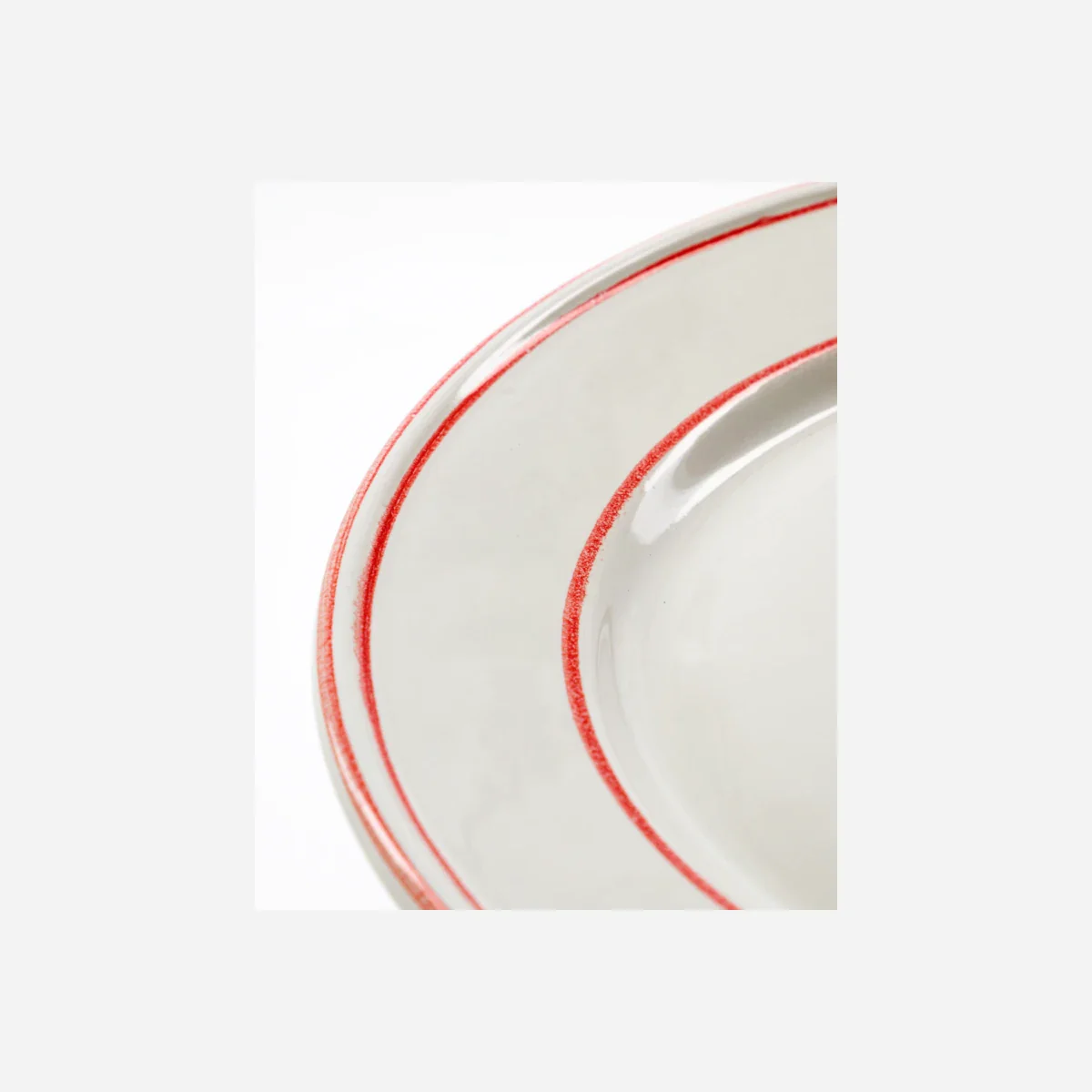Dinner plate, NVBistro, Red, White - Image 3
