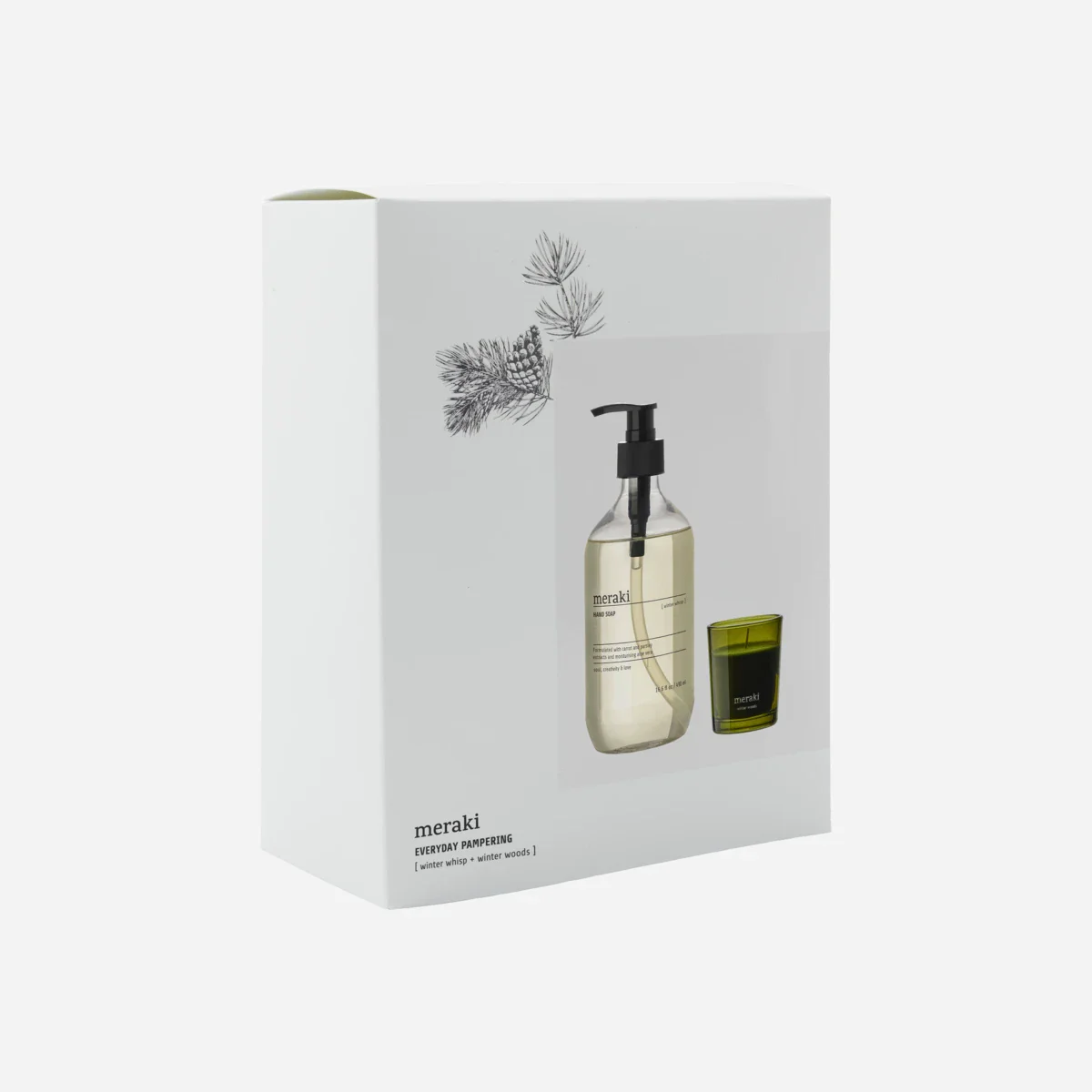 Gift boxCH, Winter Whisp Hand Soap & Winter Woods Candle, 490|60 ml|g - Image 3