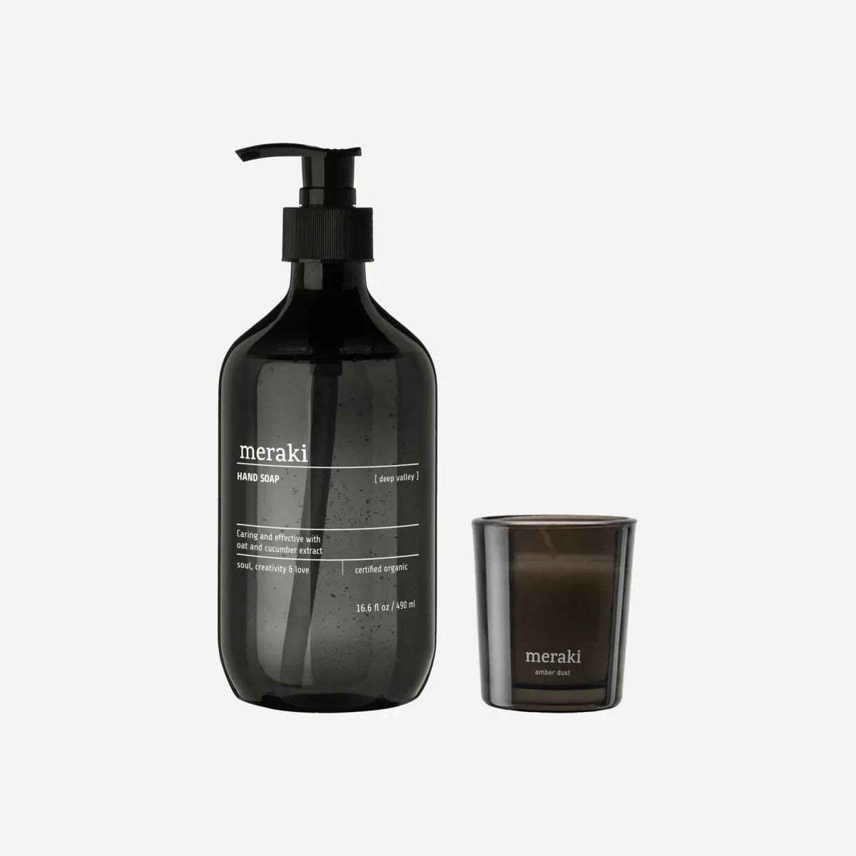 Gift box, Deep Valley Handsoap + Scented Candle Amber Dust, 490|60 ml|g - Image 3