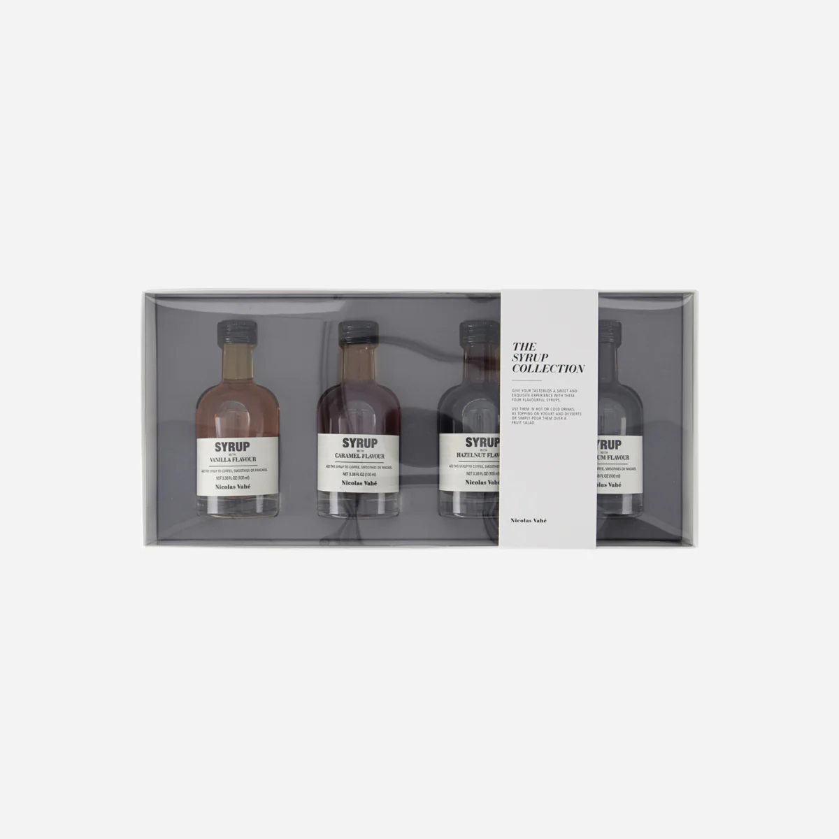 Gaveæske, Nicolas Vahé The syrup collection 4 x 10 cl.
