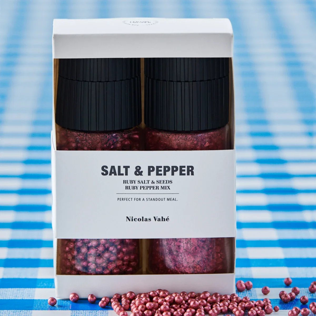 Gift box, Ruby salt & seeds + pepper mix, 110|60 g|g - Image 2