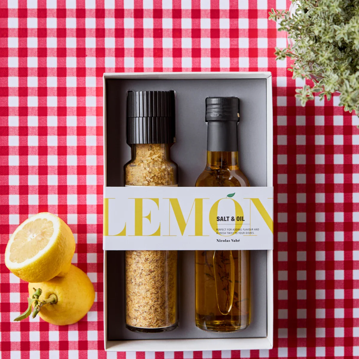 Gift box, Salt & oil, Lemon, 330|25 g|cl - Image 2