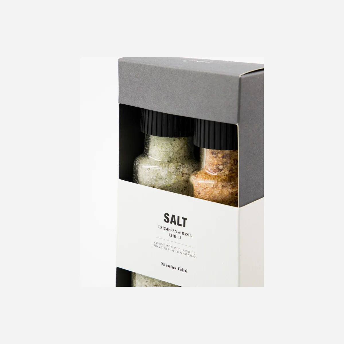 Gaveæske, Nicolas Vahé Parmesan & Basil salt & Chilli salt - Image 4