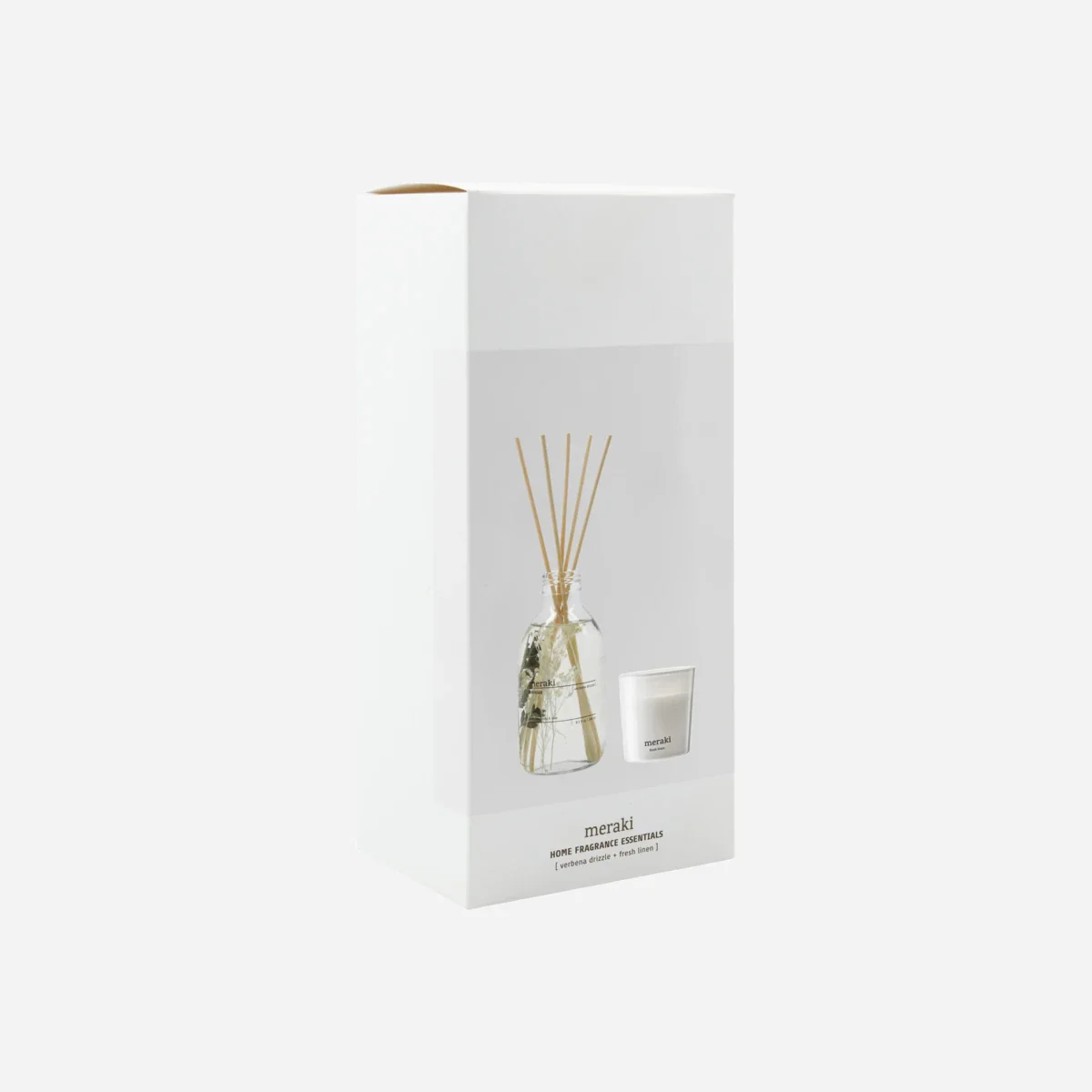 Gift box, Verbena Drizzle Diffuser + Fresh Linen Scented Candle 60 G., 240|60 ml|g - Image 2