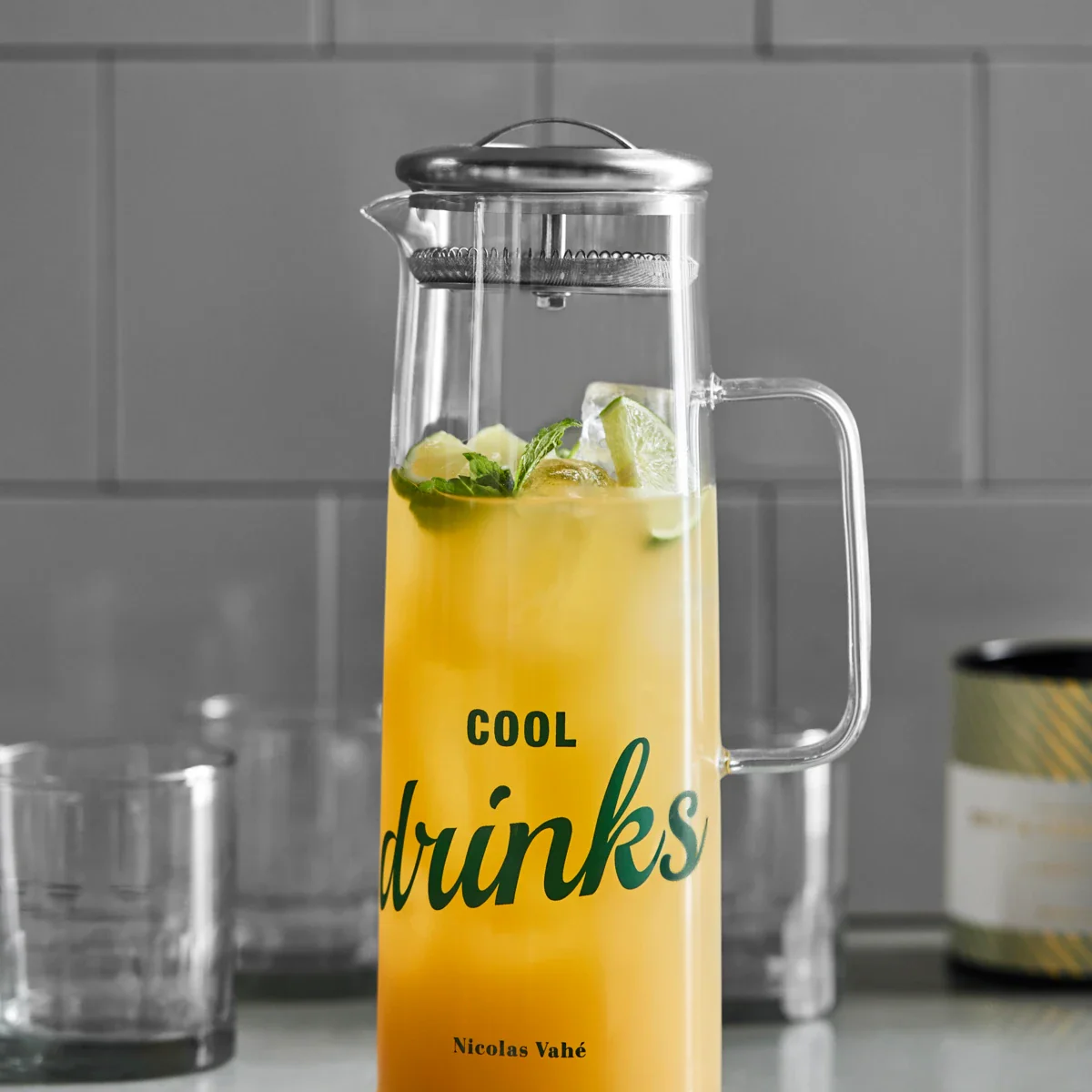Jug, NVStrain, Clear, Silver - Image 2