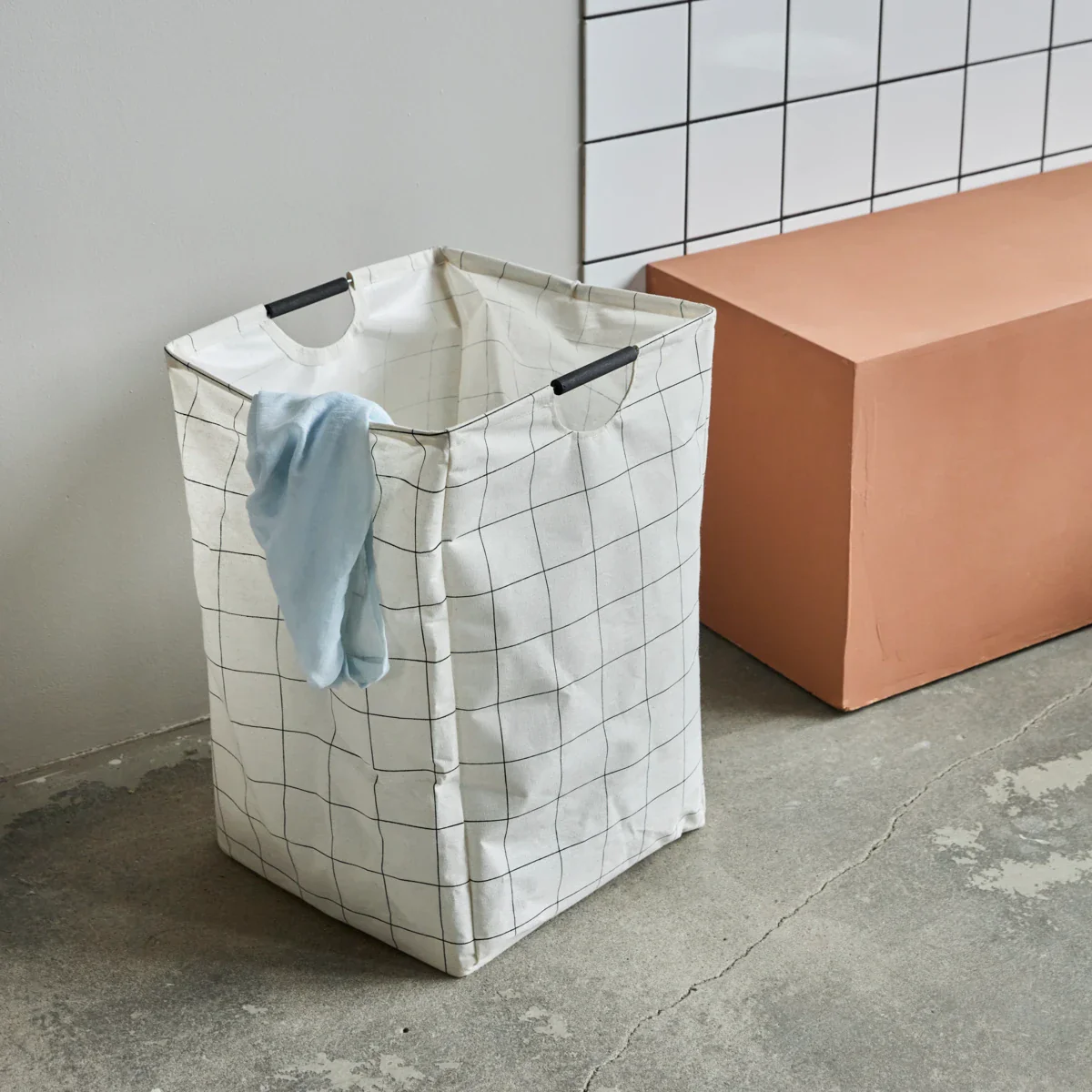 Vasketøjspose, HDSquares, Hvid - Image 3