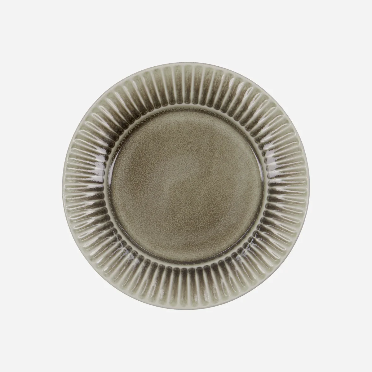 Frokosttallerken, HDPleat, Grå/Brun