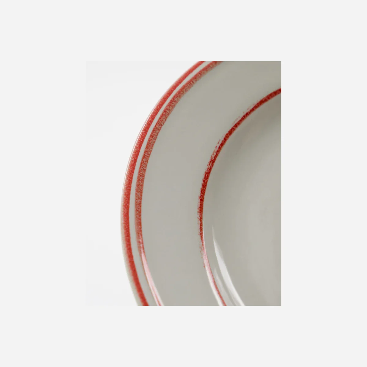 Lunch plate, NVBistro, Red, White - Image 3