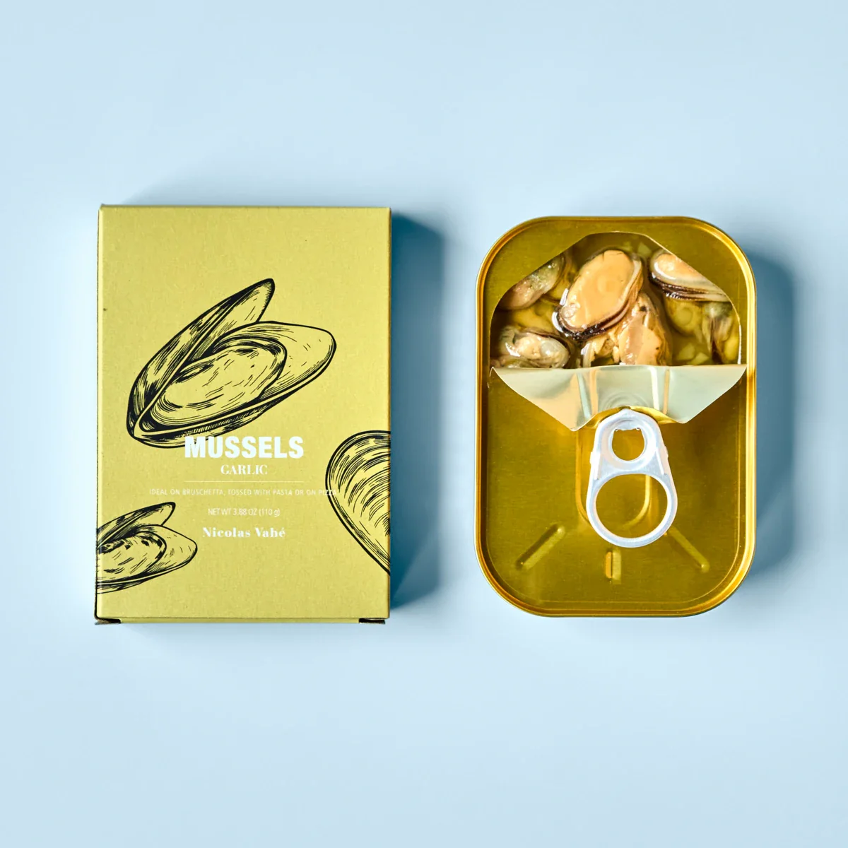 Mussels, Rapeseed oil & garlic, 110 g - Image 2