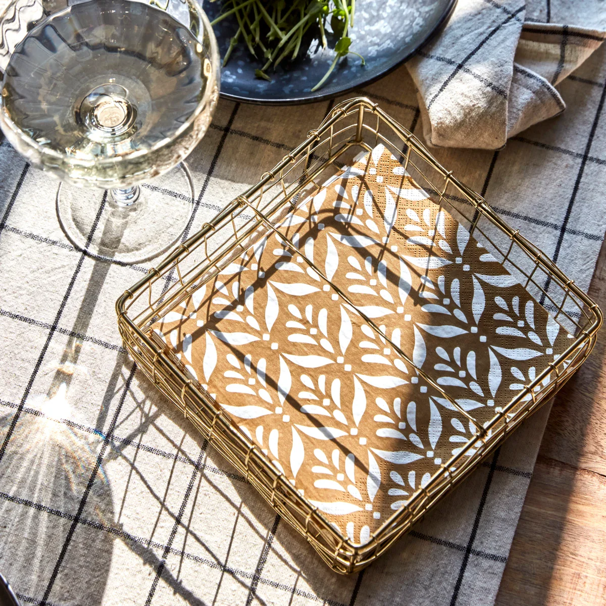 Napkin basket, HDBring, Gylden - Image 2