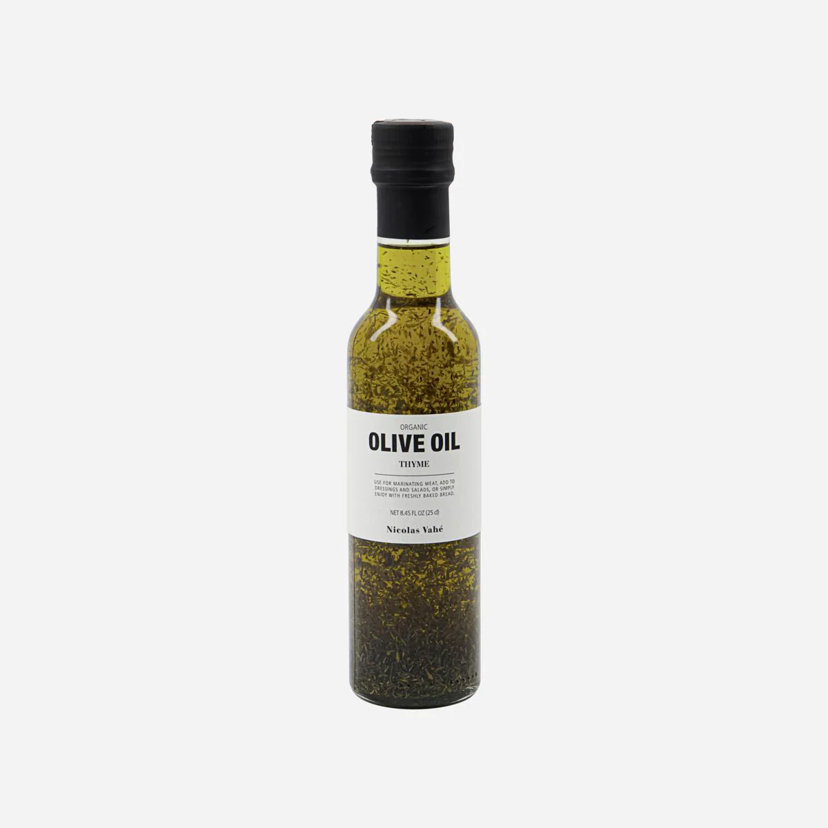 Organic olive oil with thyme