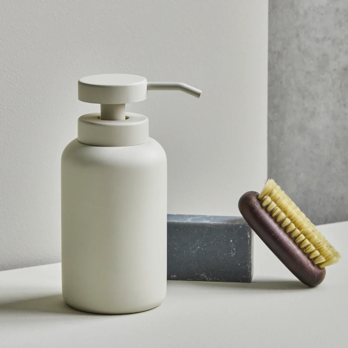 Sæbedispenser, HDPetra, Råhvid - Image 2