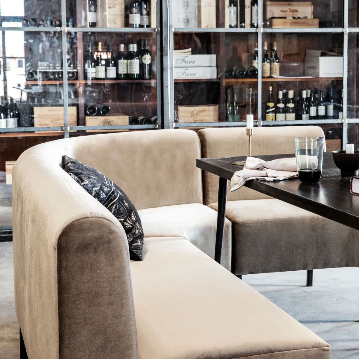 Sofa, HDCorner seater, Sand - Image 3