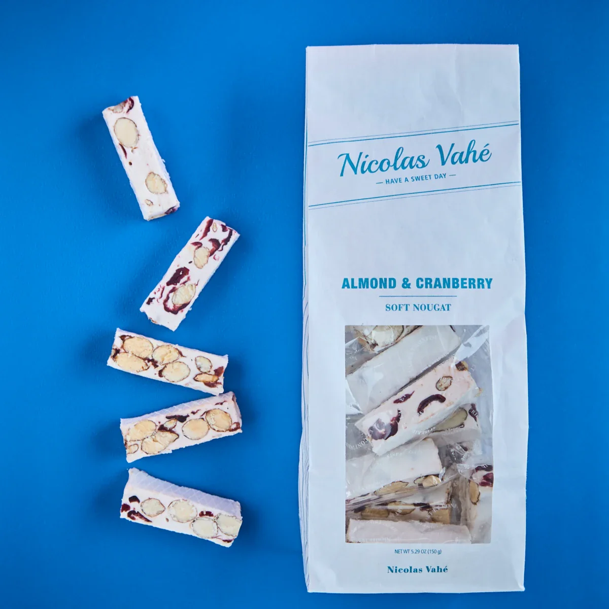 Soft Nougat, Almond & cranberries, 150 g - Image 2