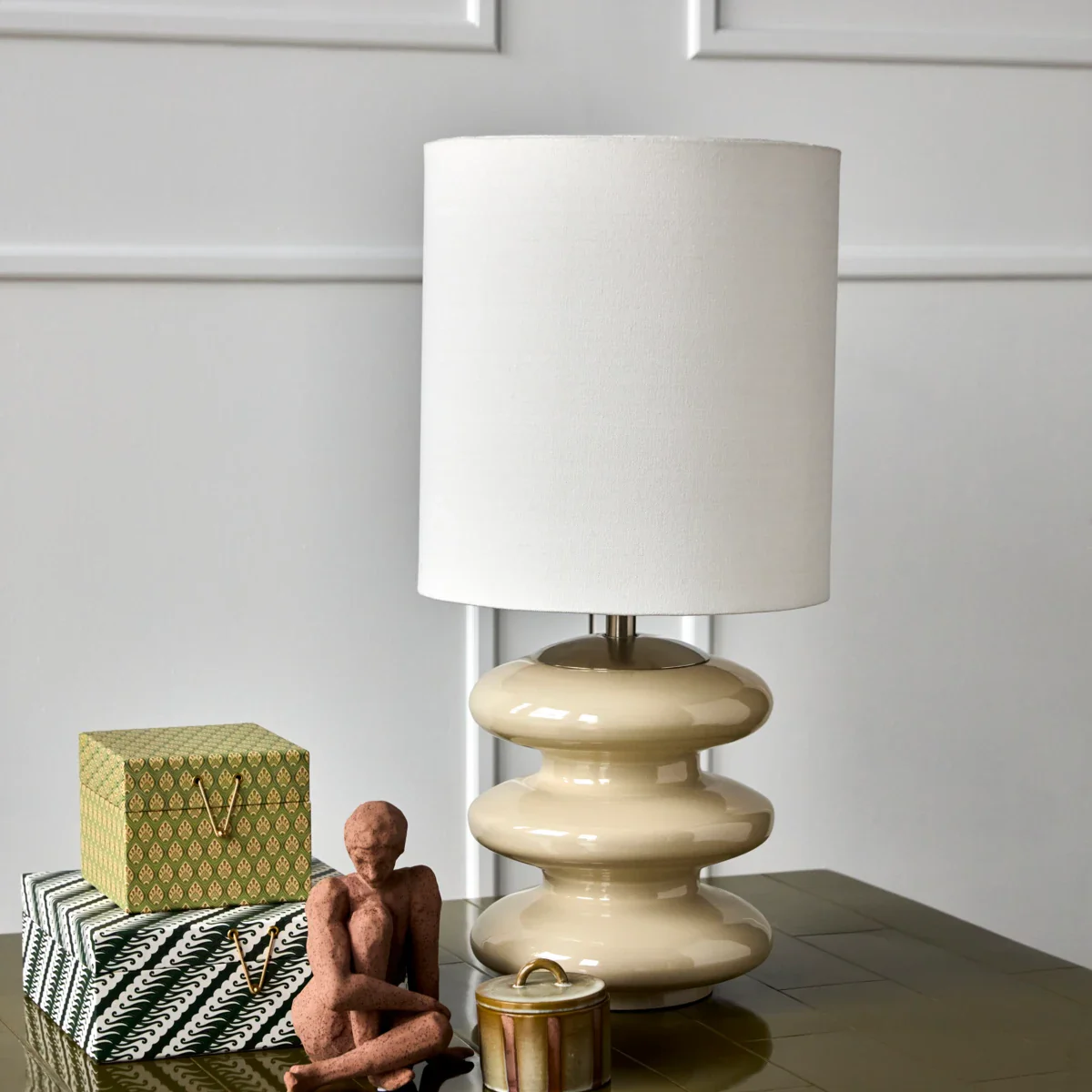 Bordlampe, HDStep, L, Råhvid - Image 2