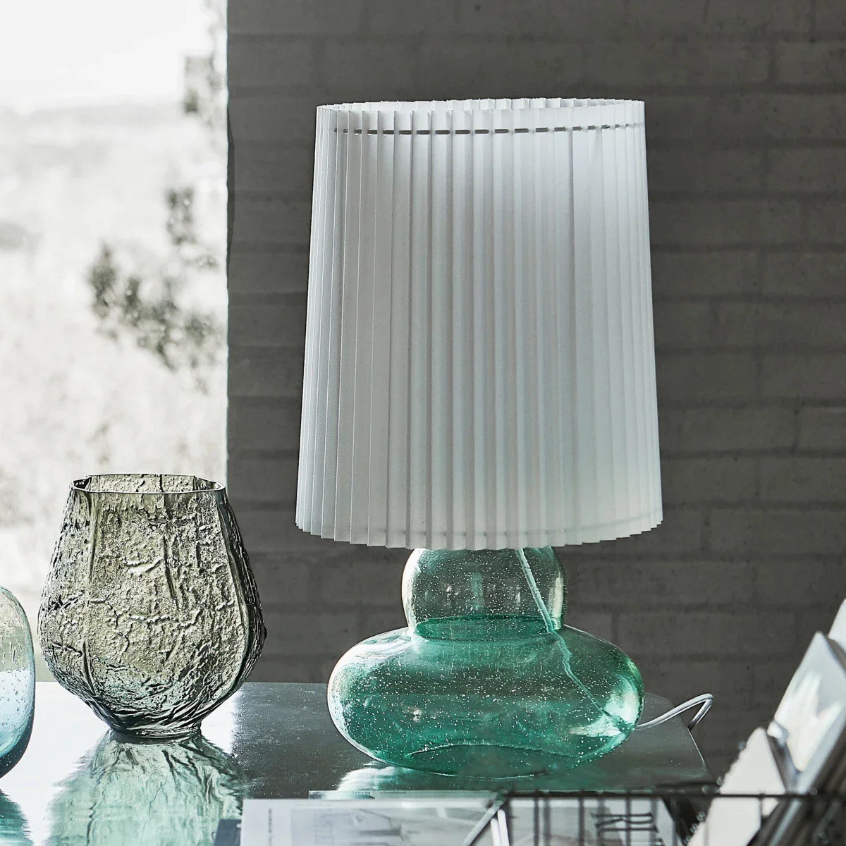 Bordlampe inkl. lampeskærm, HDRibe, Grøn - Image 5
