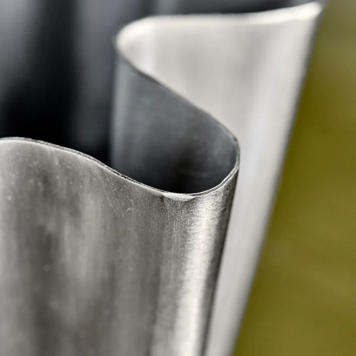 Vase, HDFlood, Børstet sølvfinish - Image 3