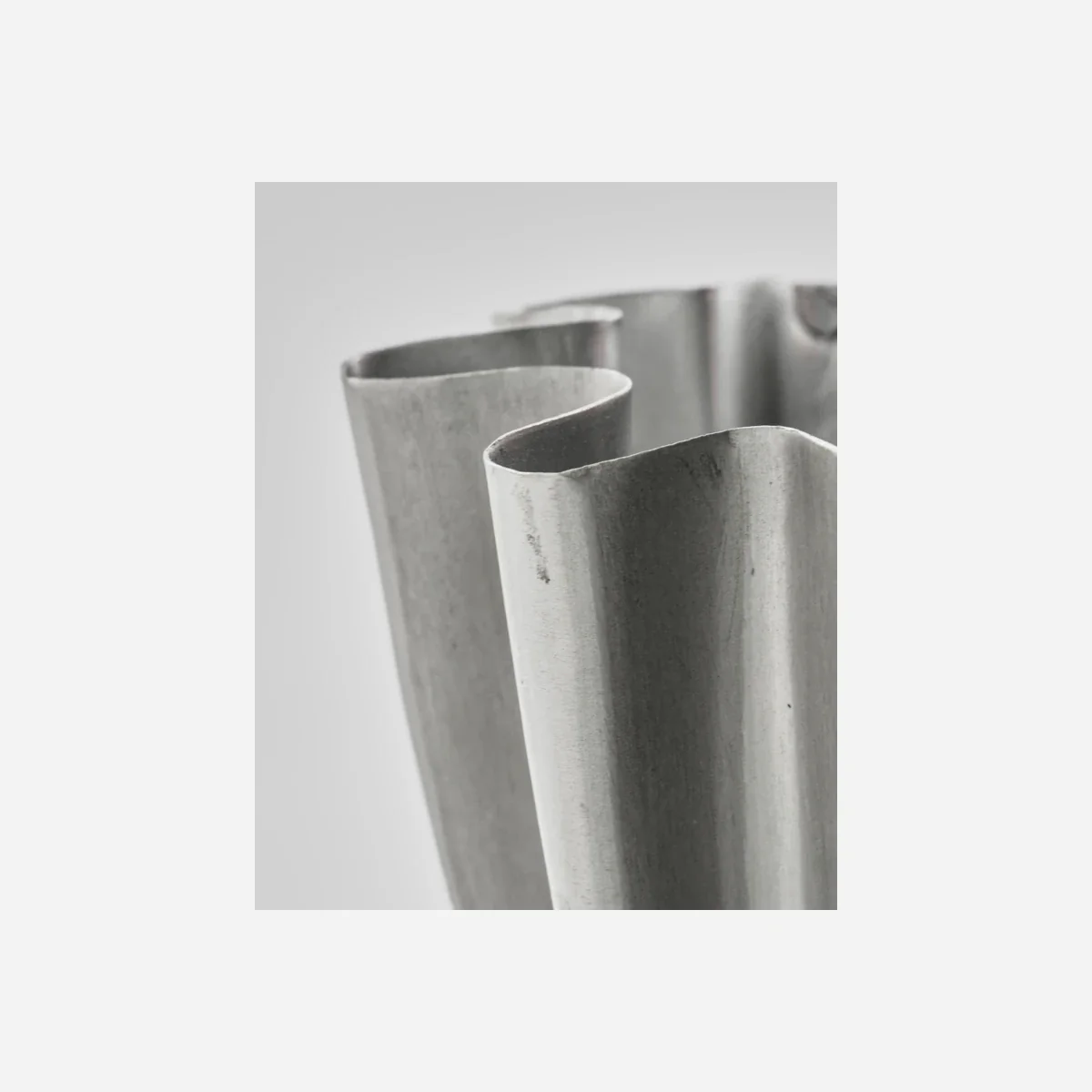 Vase, HDFlood, Børstet sølvfinish - Image 4