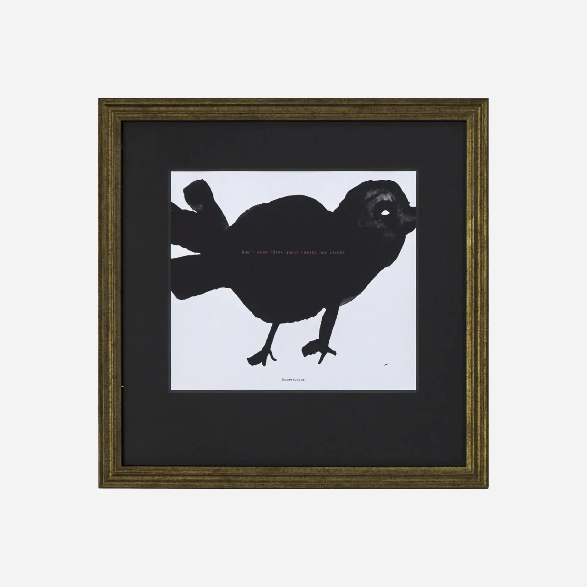 Wall art, HDBird, Sort