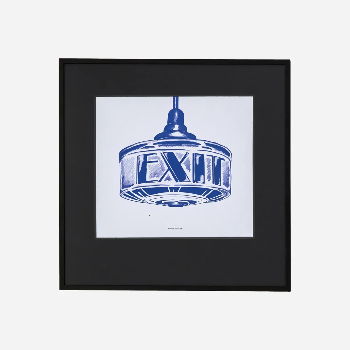 Wall art, HDExit, Mørkeblå