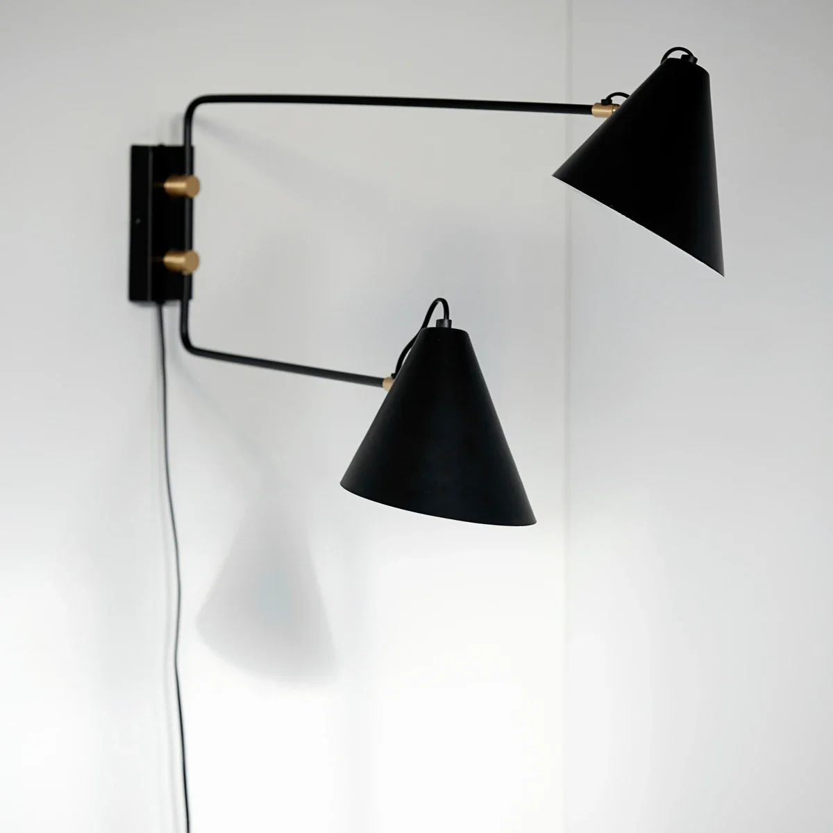 Væglampe, HDClub Double, Sort - Image 4
